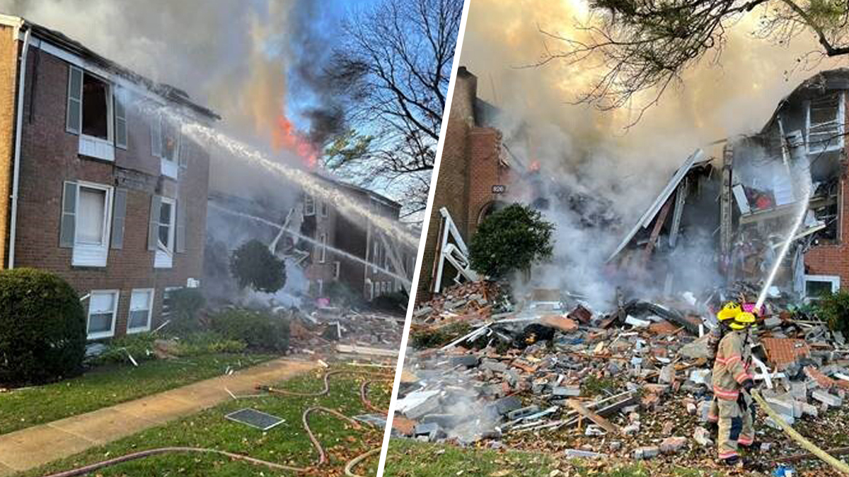 10 heridos en posible explosión de edificio en Gaithersburg, MD