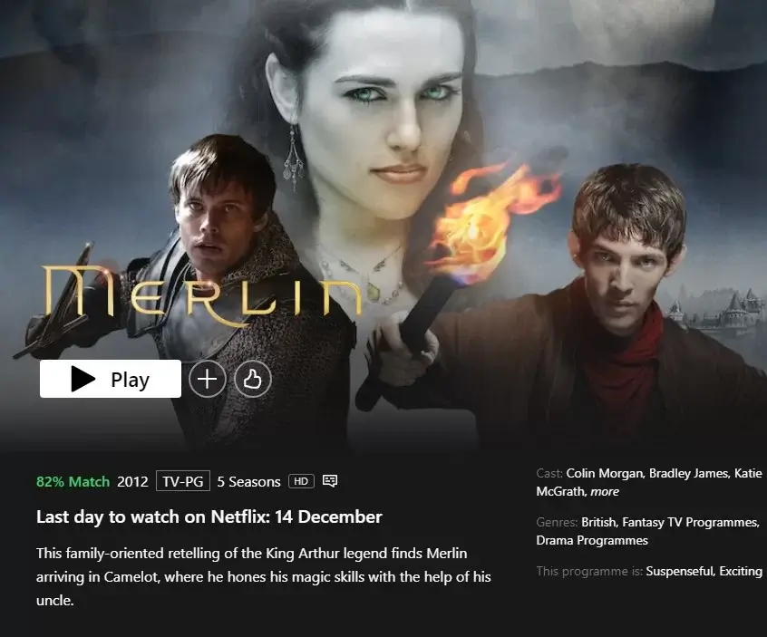 fecha de eliminación de merlín que se muestra en netflix fecha de eliminación de merlín que se muestra en netflix