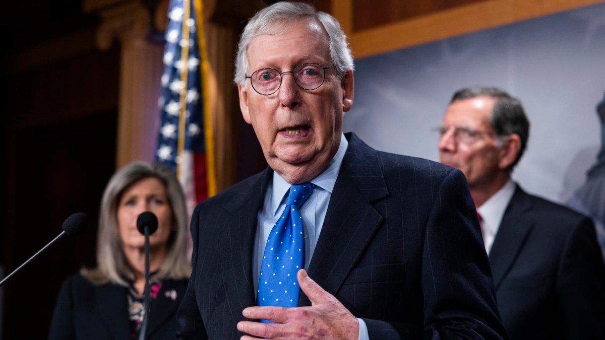 Reeligen a Mitch McConnell como líder de la minoría republicana en el Senado