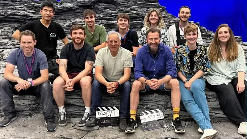 damisela detrás de escena equipo de netflix damisela detrás de escena equipo de netflix