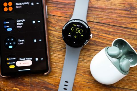 reloj de píxel de google