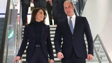 Llegada a Boston del Príncipe William y su esposa Kate