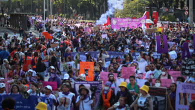 25N | Mujeres alzan la voz en la CDMX; estas fueron las mejores imágenes | Fotogalería