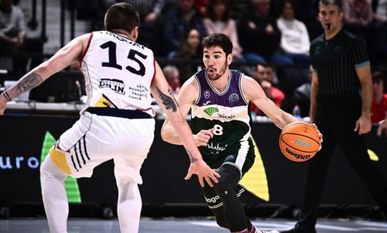 71-90: Un sólido Unicaja avanza de ronda en Dijon