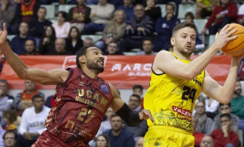 81-74: El UCAM gana y atrapa al Estrasburgo en el liderato de grupo