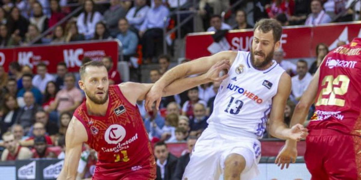 94-89: El Casademont Zaragoza se estrena a lo grande, ante el Real Madrid