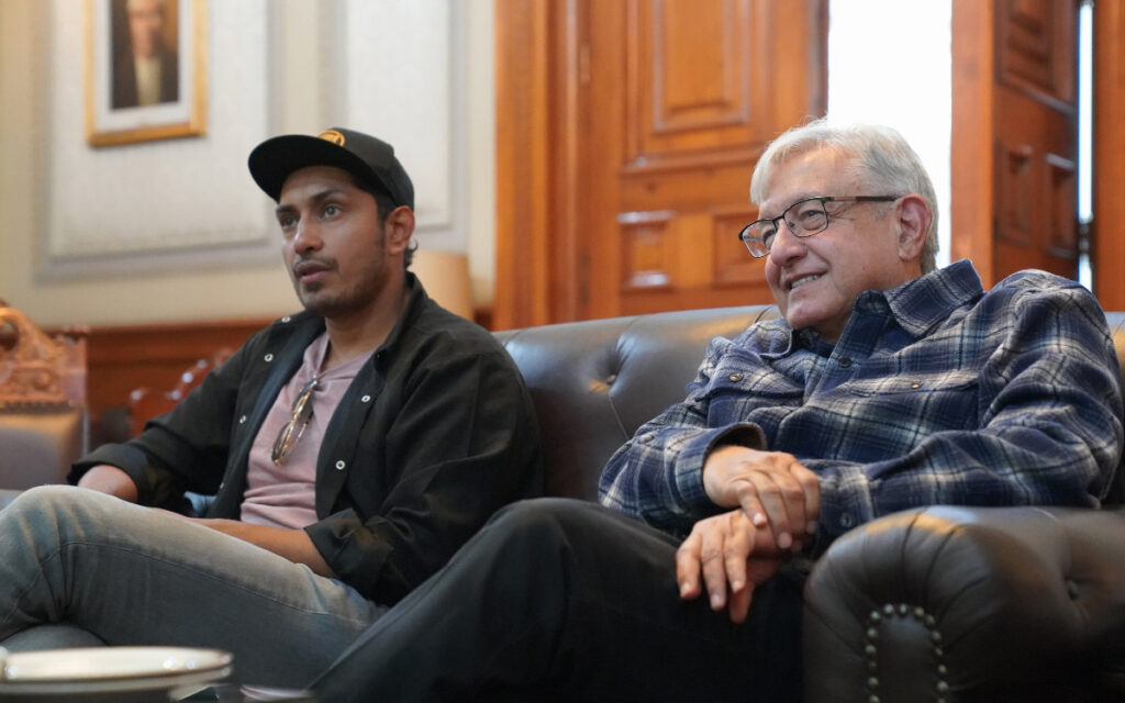 AMLO y Tenoch Huerta vieron el partido México-Argentina