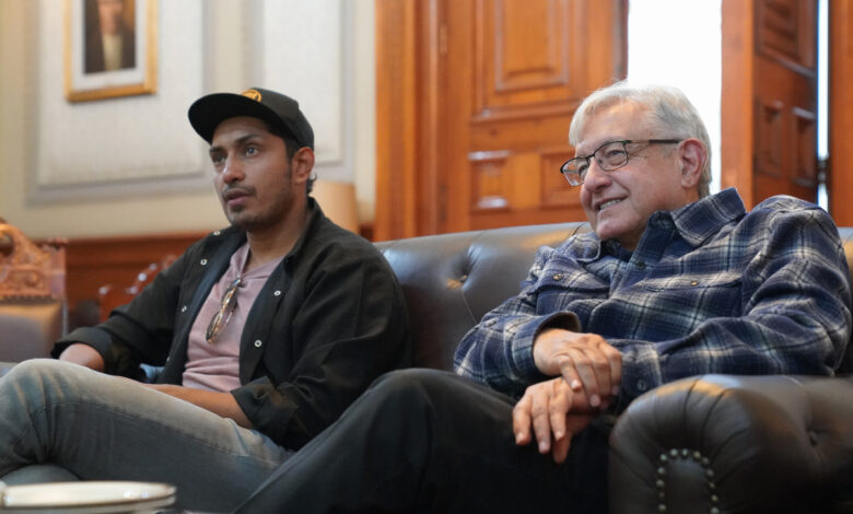 AMLO y Tenoch Huerta vieron el partido México-Argentina
