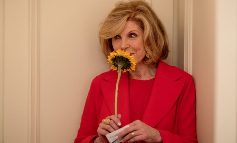 Adiós con una carcajada a Diane Lockhart