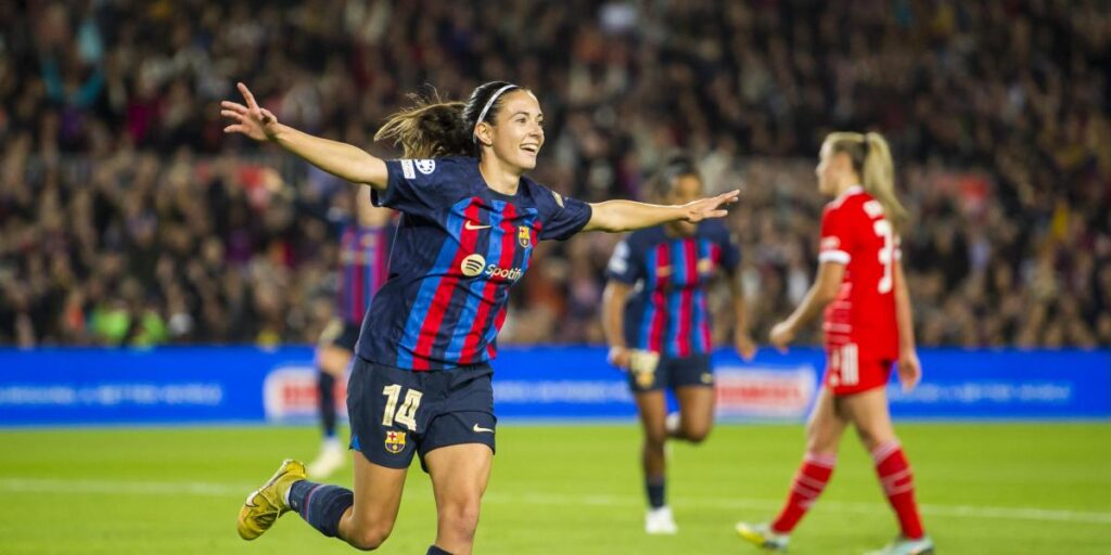 Aitana, la talismán del Camp Nou