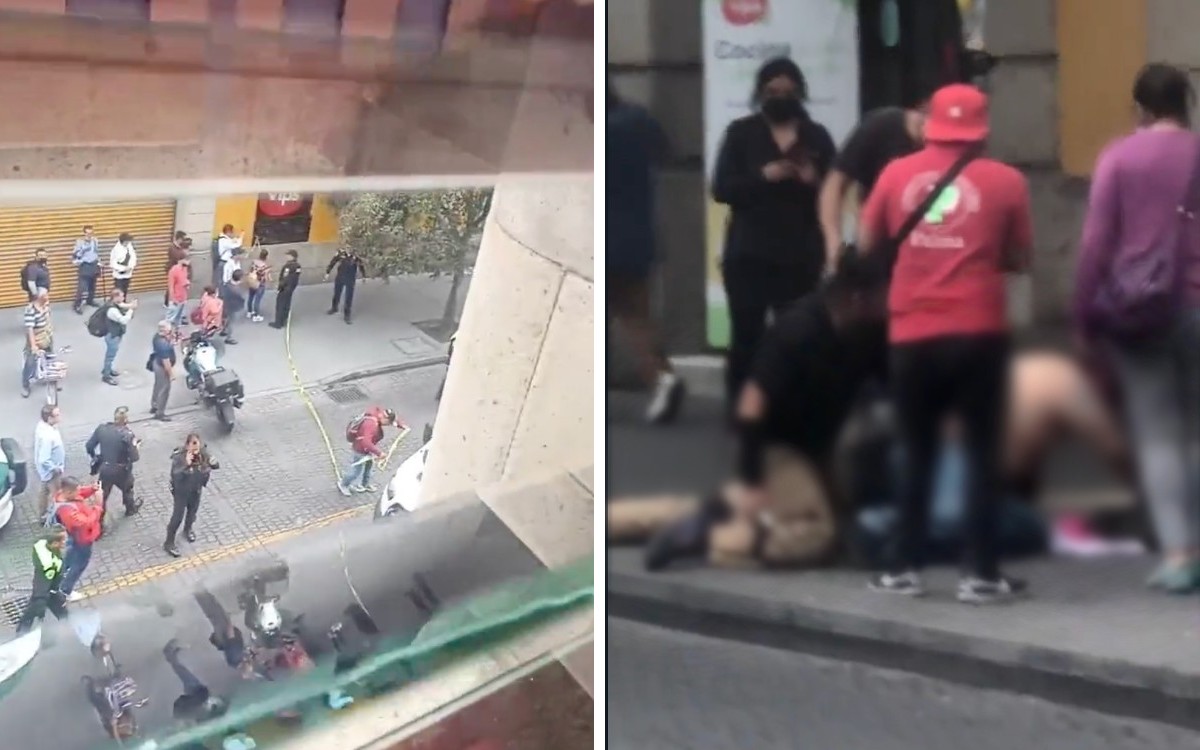 Al menos tres heridos en balacera en Centro Histórico de la CDMX | Imágenes sensibles