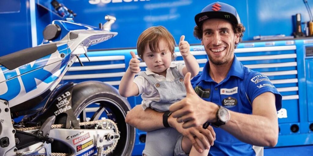 Álex Rins y Carla Suárez, en el Calendario Solidario Talita 2023