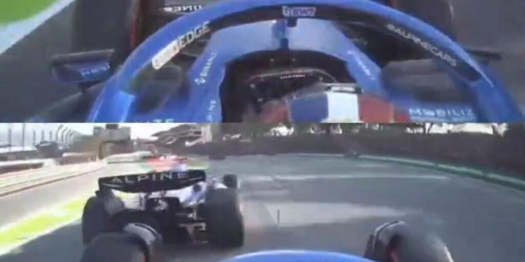 Alonso, sancionado por este toque con Ocon: Así ha sido desde las on board