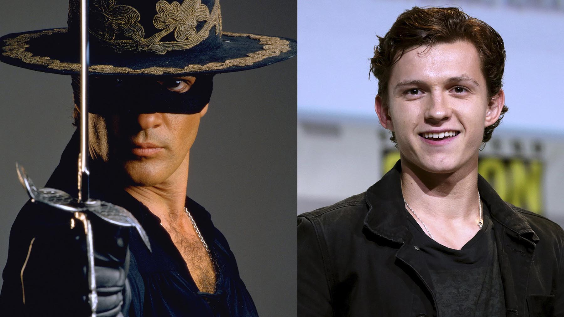 Antonio Banderas quiere ver a Tom Holland interpretando al Zorro