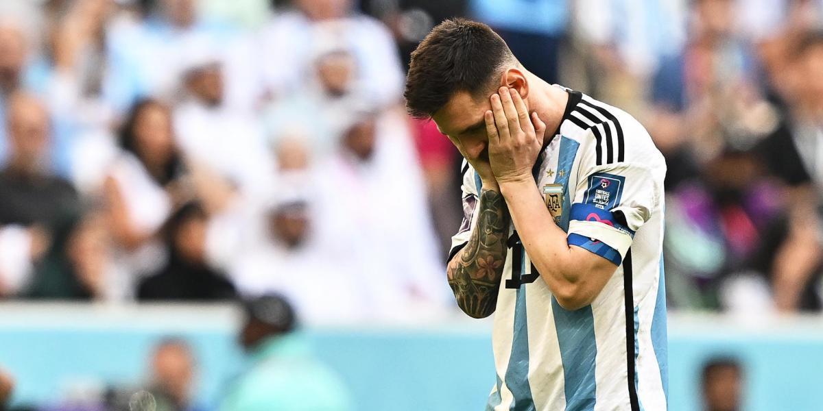 Argentina y Messi dibujan un papelón Mundial con su batacazo ante Arabia Saudí