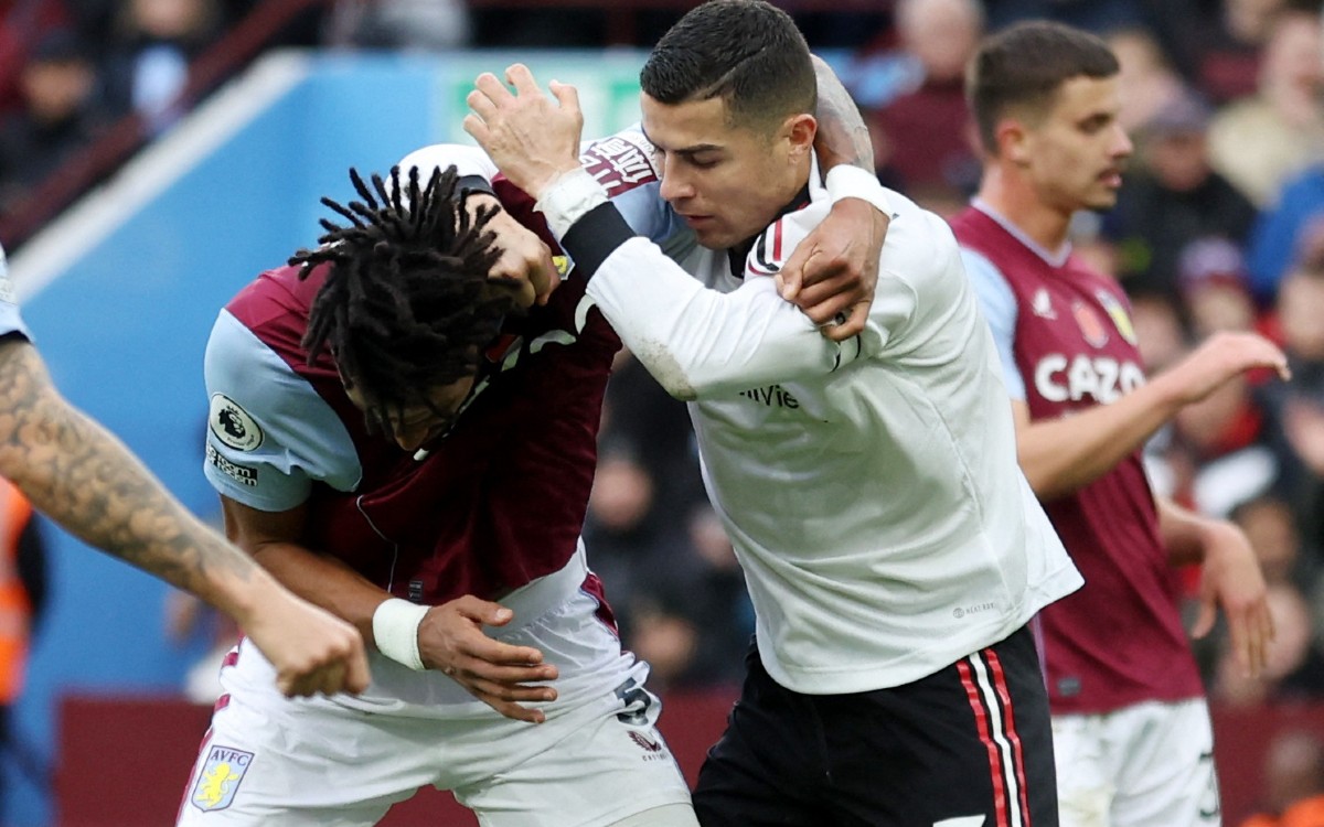Así se puso el judo entre Cristiano Ronaldo y Tyrone Mings | Video