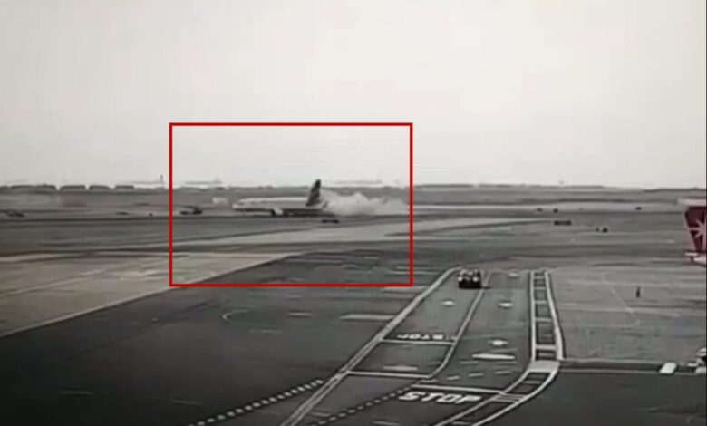 Avión arrolla vehículo de bomberos en aeropuerto de Perú; mueren dos personas | Videos