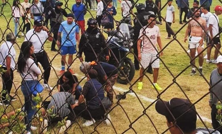Balacera y riña en juego de futbol deja un muerto | Edomex