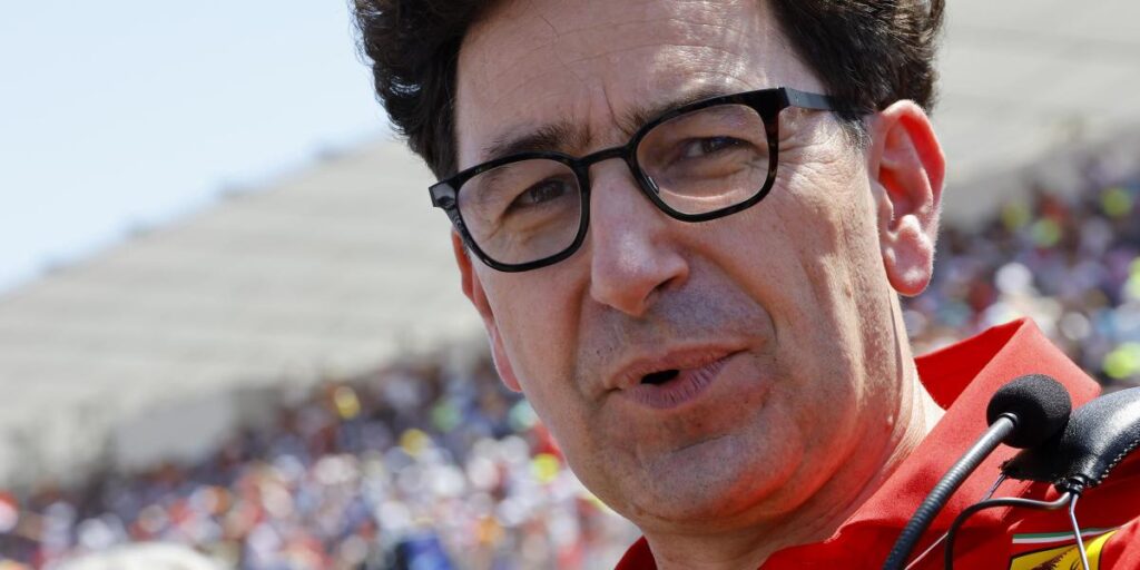 Binotto, "relajado" respecto a los rumores sobre su futuro en Ferrari