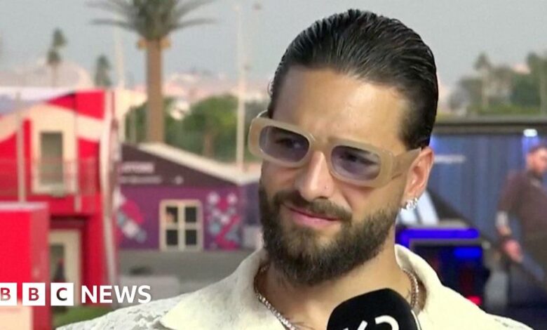 Cantante colombiano Maluma se retira de entrevista sobre derechos humanos en Qatar