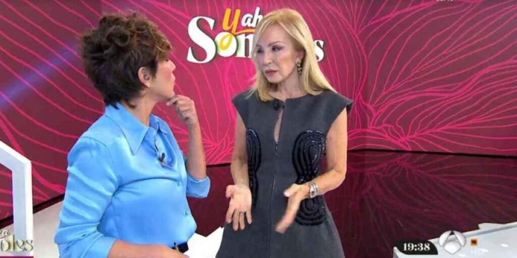 Carmen Lomana 'estalla' en el programa de Sonsoles Ónega: "Si estorbo, me voy"