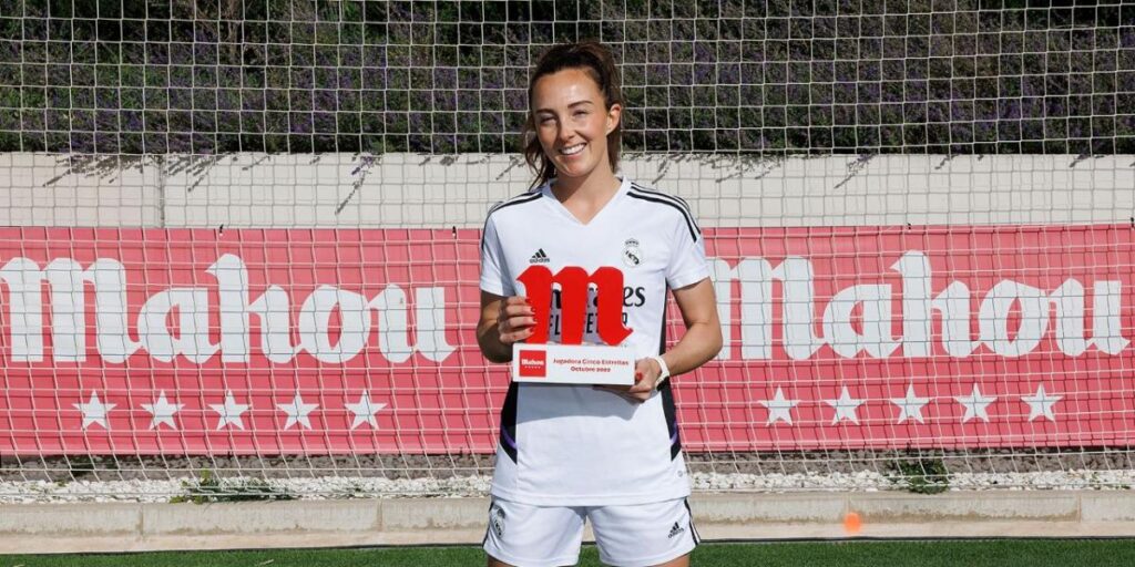 Caroline Weir, ilusionada ante su primer Clásico