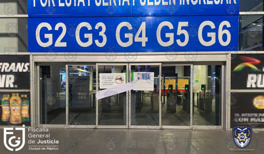 Catean y aseguran la Arena Ciudad de México en Azcapotzalco por denuncia de robo y lesiones