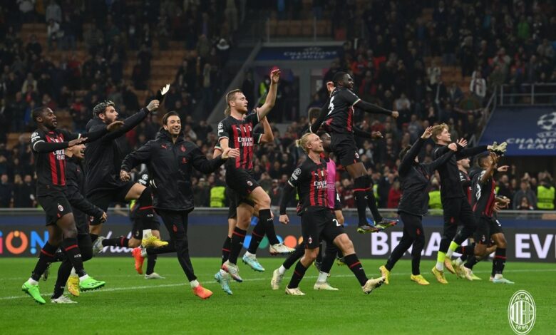 Champions League: AC Milan completa la ronda de Octavos de Final | Tuit