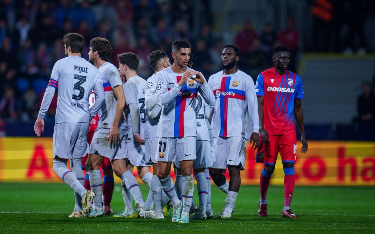 Champions League: Salva Barsa su maltrecho honor en República Checa | Tuit