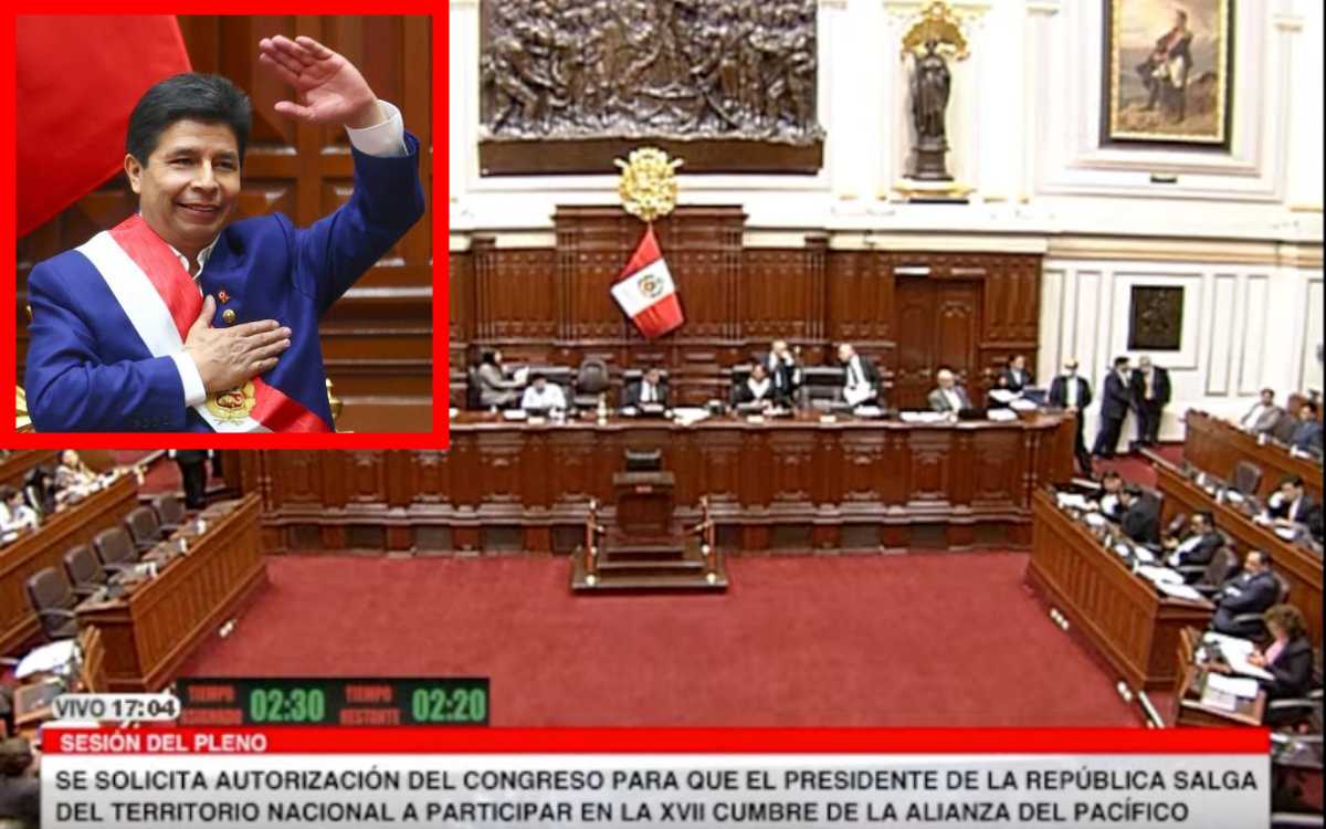 Congreso de Perú impide a Pedro Castillo visita a México