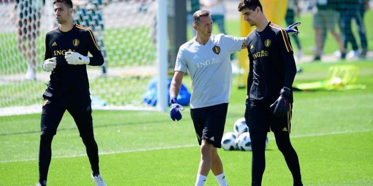 Courtois, cobijado por un ex del Espanyol en Bélgica
