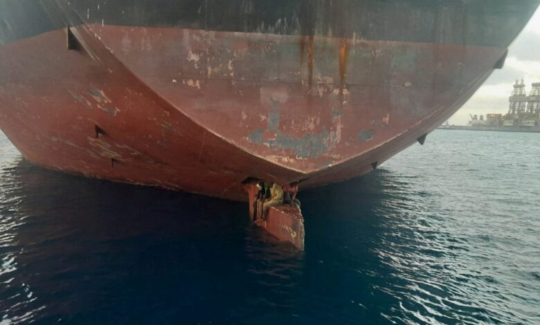 De Nigeria a España a bordo de un timón