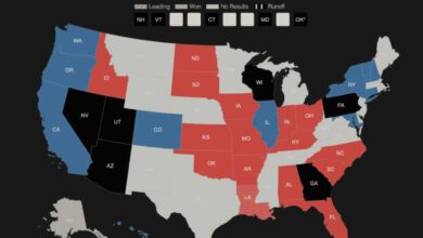 Demócratas y republicanos se juegan la victoria en el Senado en los estados clave