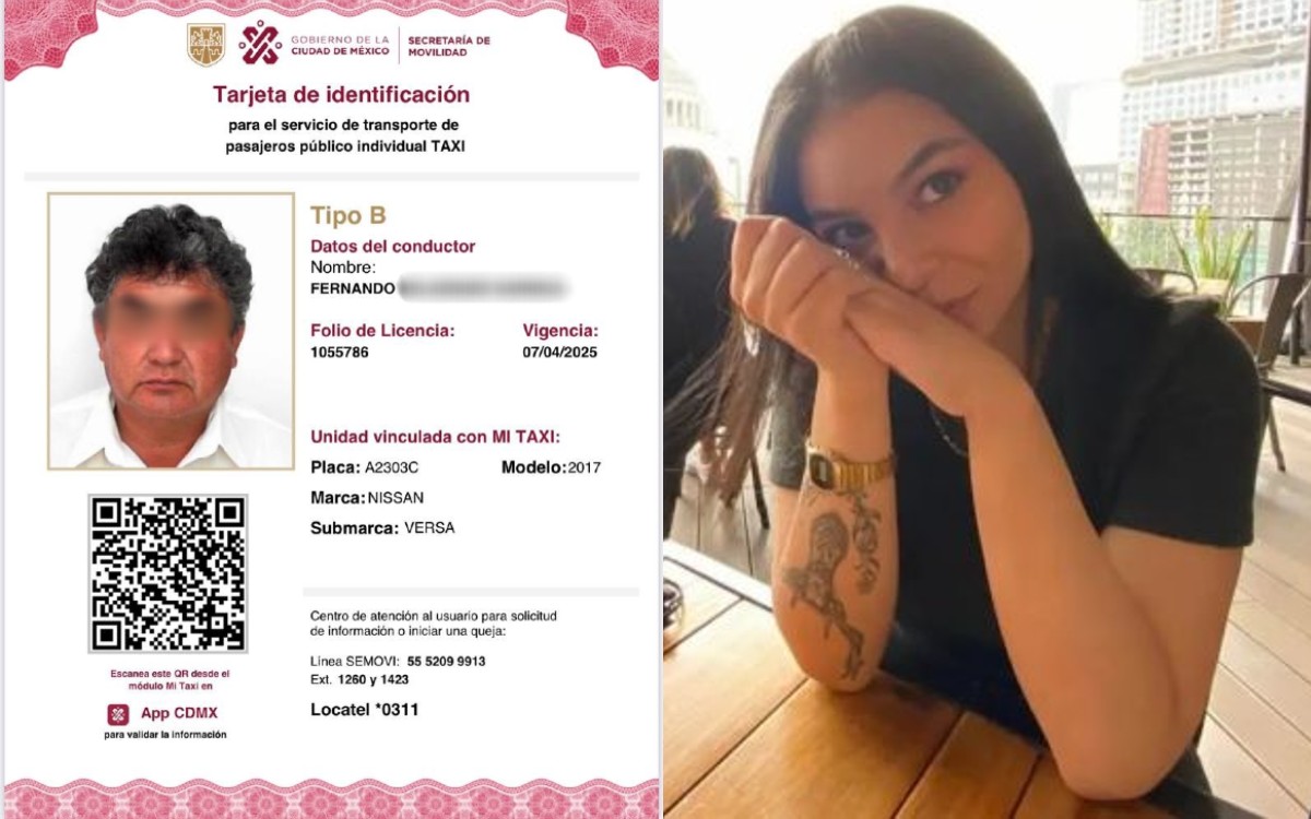 Detienen a conductor de taxi del que se arrojó Lidia Gabriela