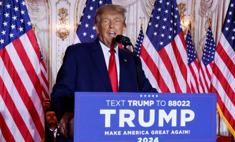 Donald Trump anuncia que se postulará para presidente en 2024