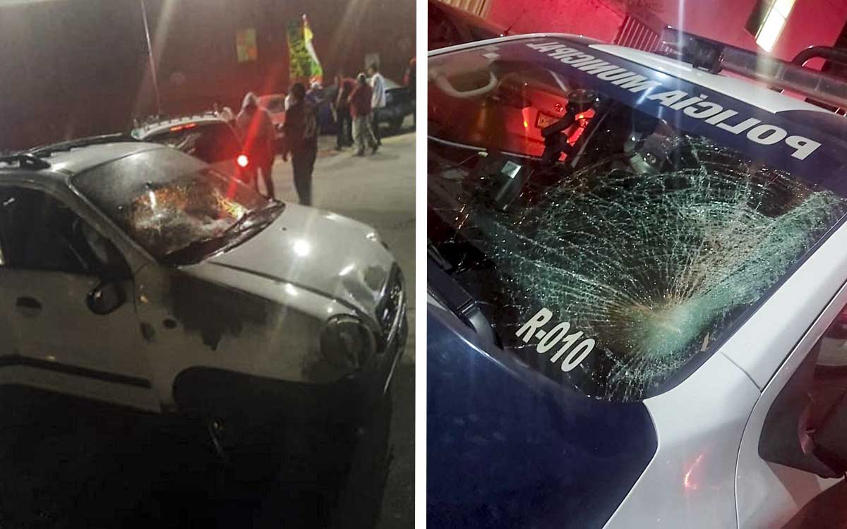 Edomex: ¡A balazos! Así se enfrentaron taxistas y policías en Ecatepec | Video