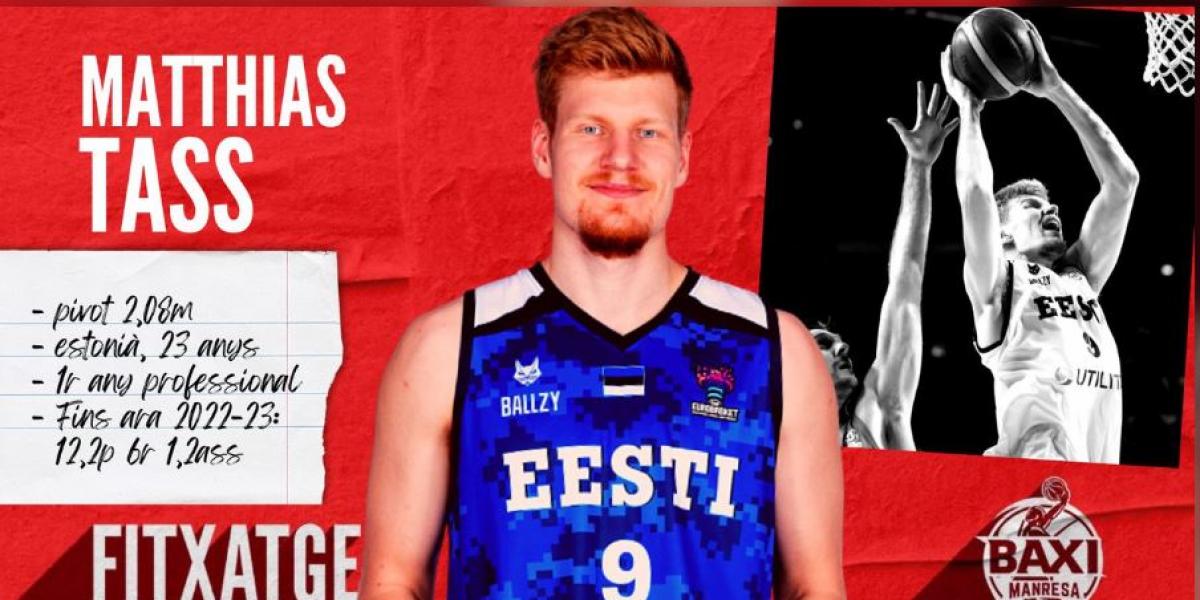 El Baxi Manresa ficha al pívot Matthias Tass