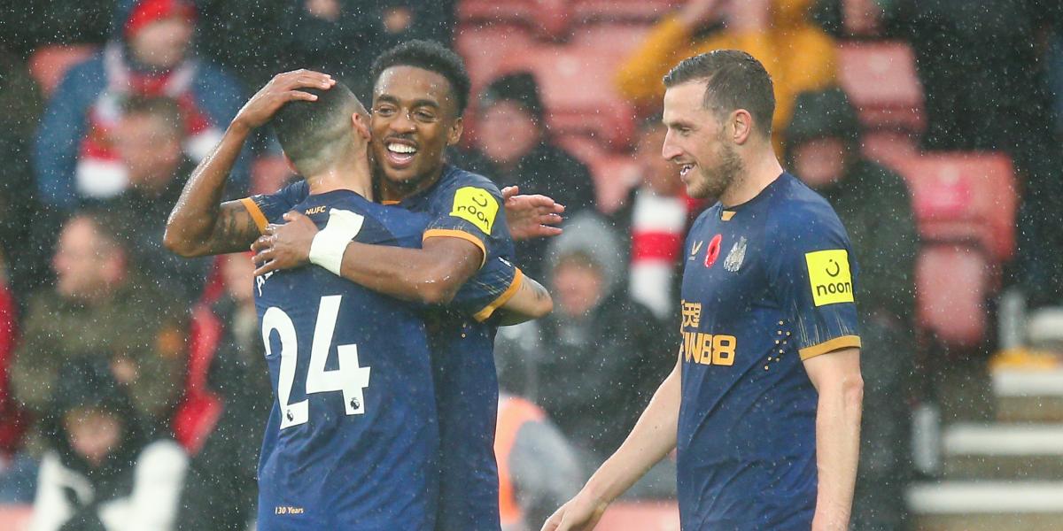 El Newcastle sigue intratable y golea al Southampton