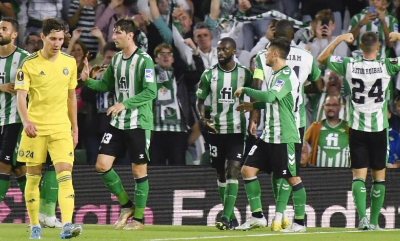 El Real Betis, el mejor equipo de la Europa League