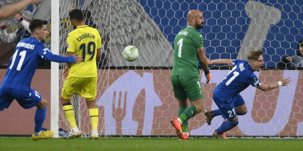 El Villarreal de Setién cae goleado en Poznan pero es primero de grupo