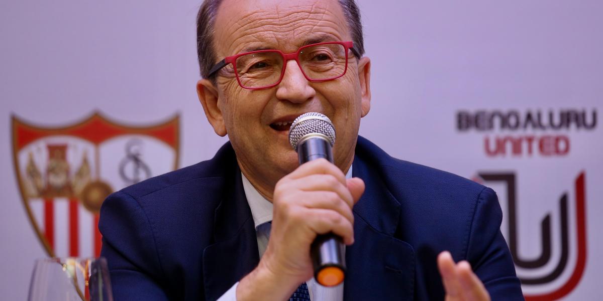El presidente del Sevilla, sin dudas sobre la recuperación del equipo
