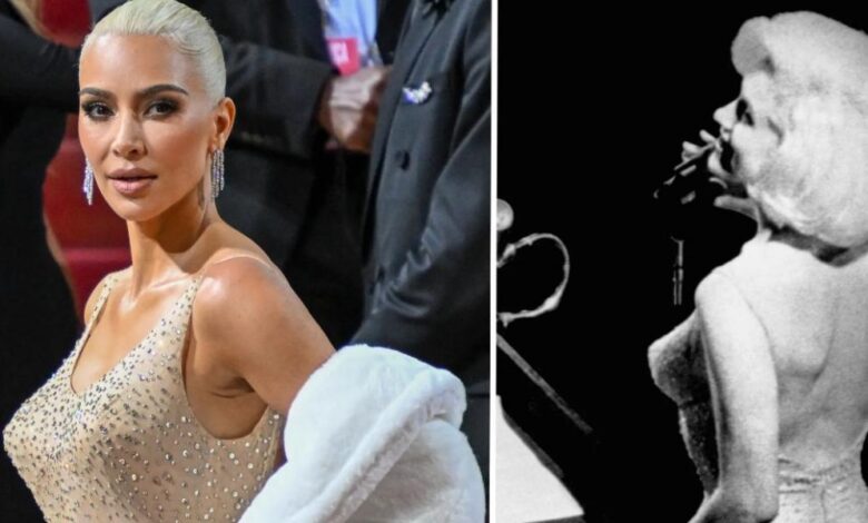 El secreto de Kim Kardashian con el vestido de Marilyn Monroe