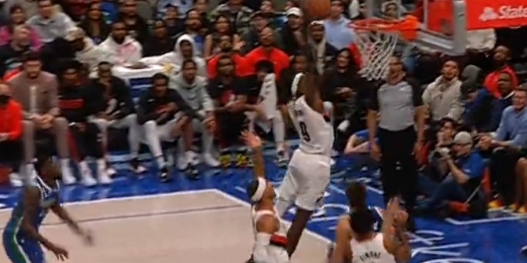 El taponazo de Jerami Grant a Doncic que no gustó nada al esloveno