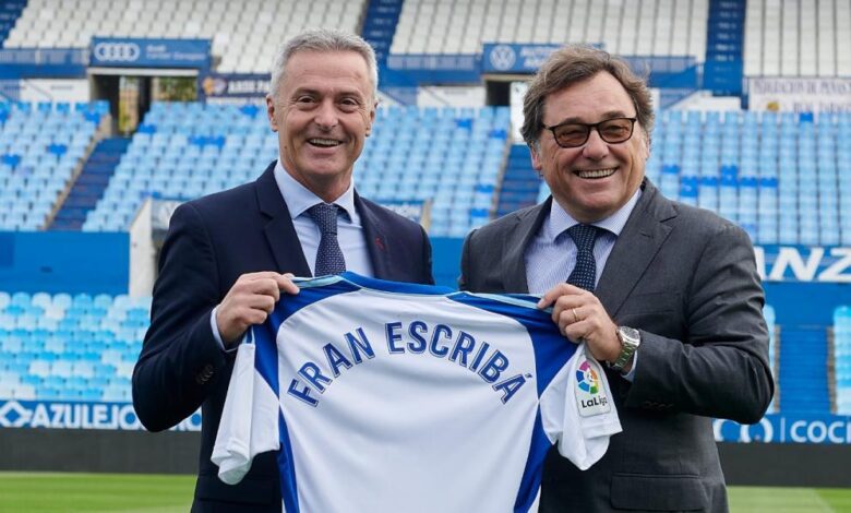Escribá: "Me siento muy identificado con el proyecto del Real Zaragoza"