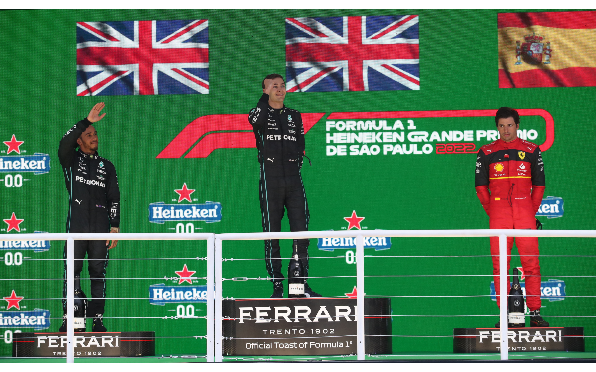 F1: Hace Mercedes el 1-2 en el Gran Premio de Brasil | Video