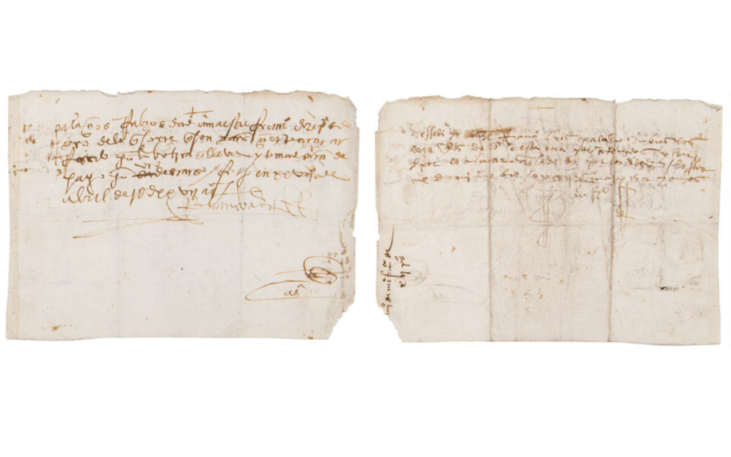 FBI recupera en subasta manuscrito de Hernán Cortés robado en México