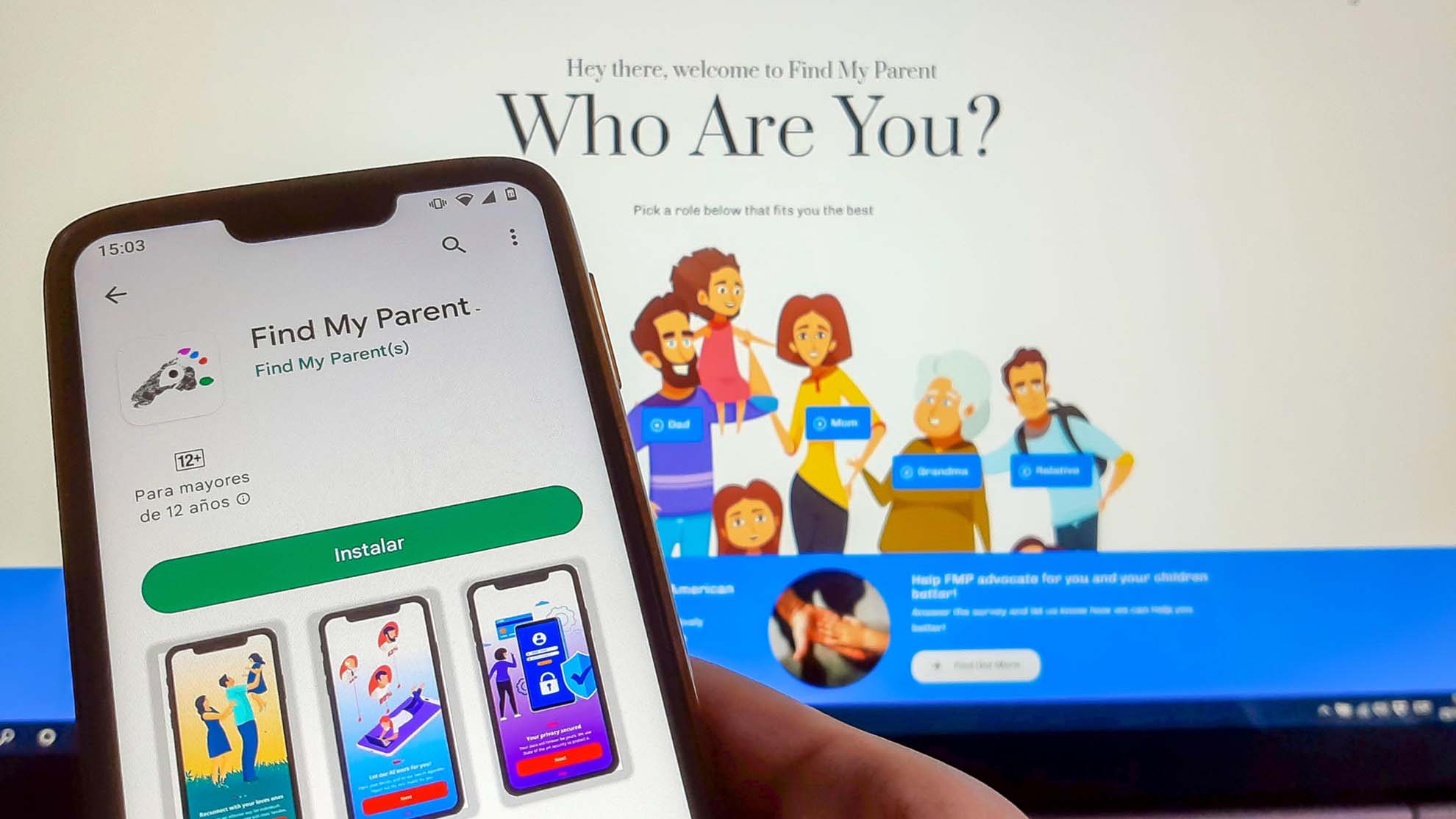 “Find my parent”: la aplicación para que hijos encuentren a sus padres secuestrados