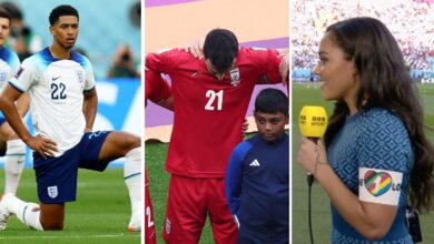 Hincados a mitad de cancha, sin cantar su himno nacional o con el brazalete 'One Love', así han protestado en Qatar | Video