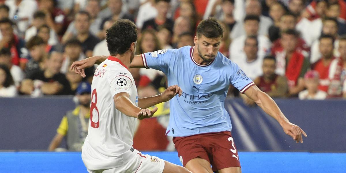 Horario y dónde ver por TV el Manchester City - Sevilla de la UEFA Champions League