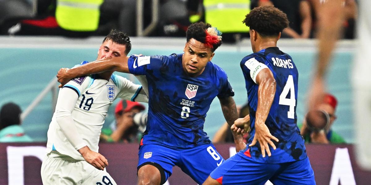 Inglaterra-Estados Unidos, en imágenes